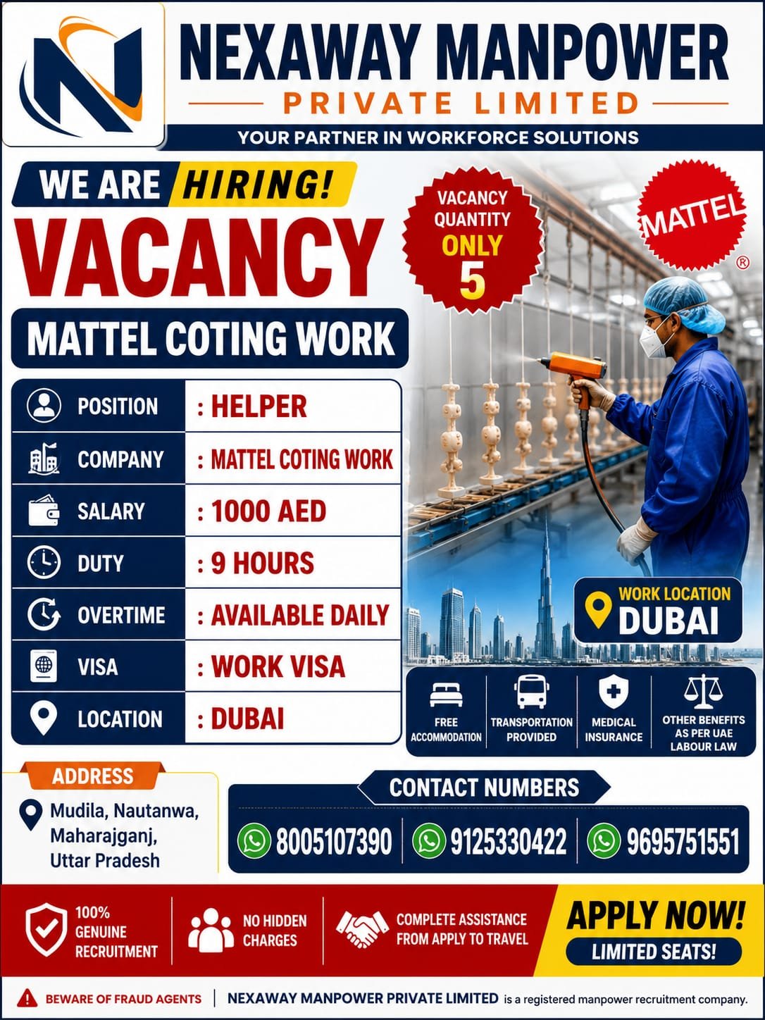 DUBAI INDOOR WORK
